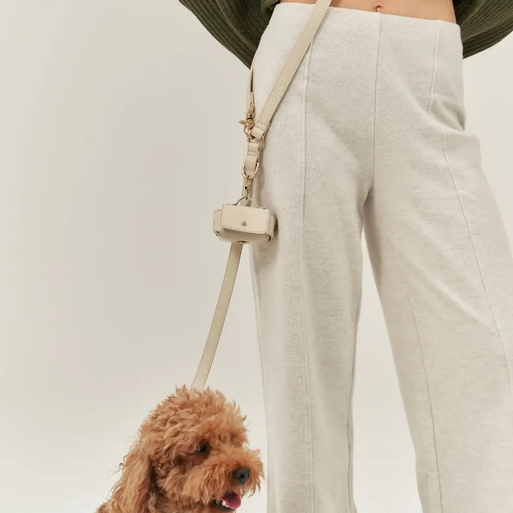 Porte-sac en cuir végan bordeaux, Jala