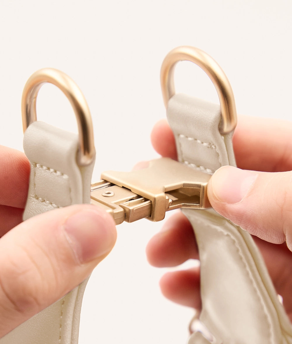 Harnais en cuir végan "Step In" beige, Jala