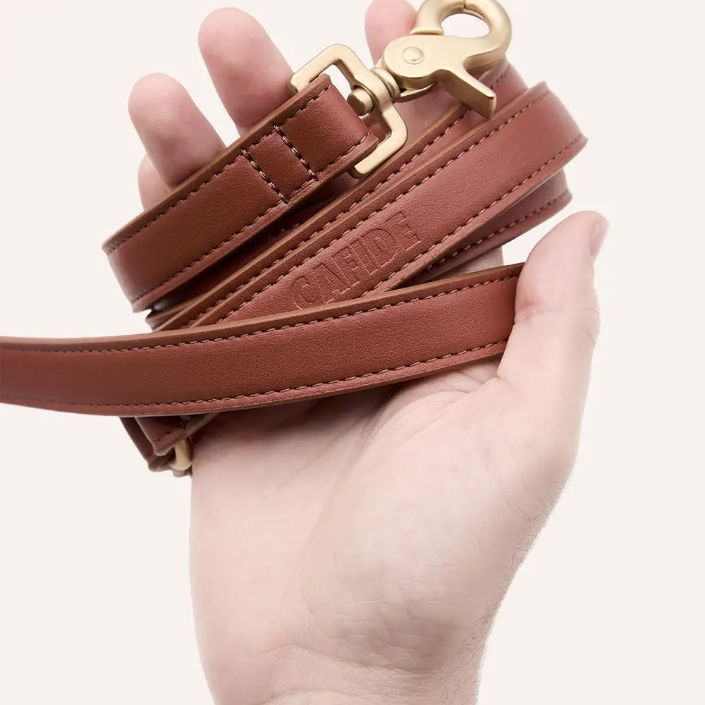 Sangle Cuir Vegan Marron Multiposition, Jala